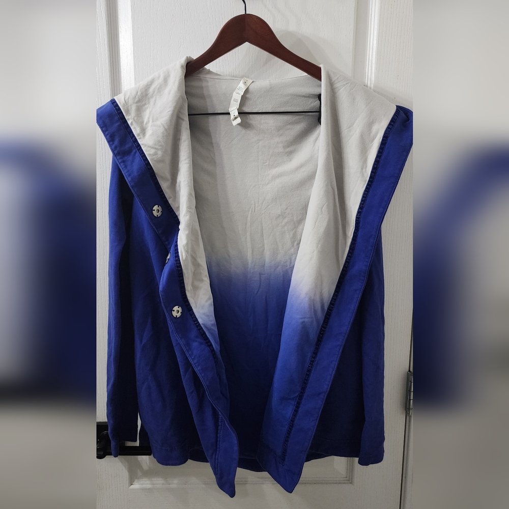 Lululemon Athletica Blue and White Casual Jackets